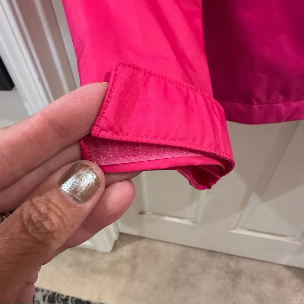 Cabela's 4 Most Repel Pink Zip Hooded Windbreaker Jacket Large
